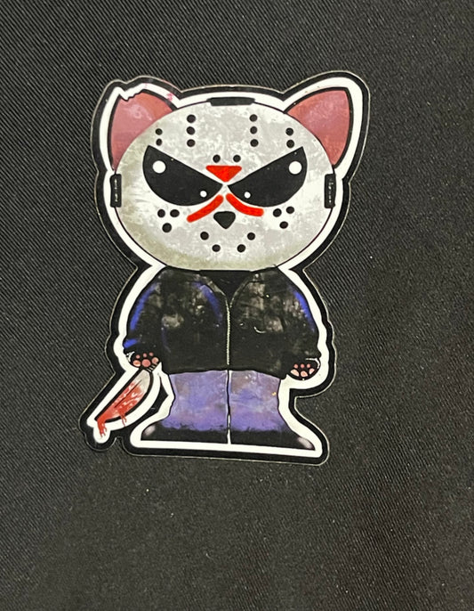 3'' Jason Meowers  Cat Die-cut