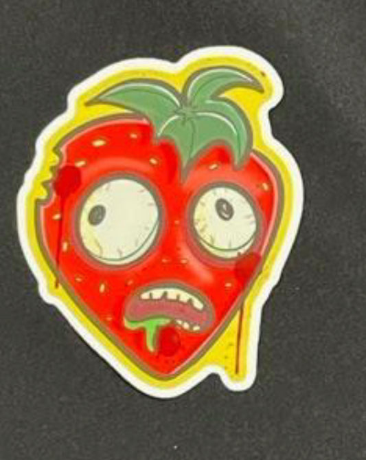 3'' Zombie Strawberry Sticker